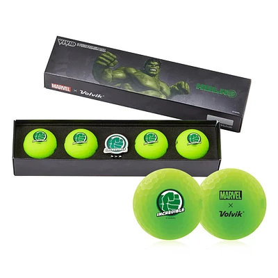 Marvel Vivid 2.0 4 Pack Gift Set Golf Balls