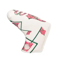 Pink Whitney Azaleas Blade Putter Cover