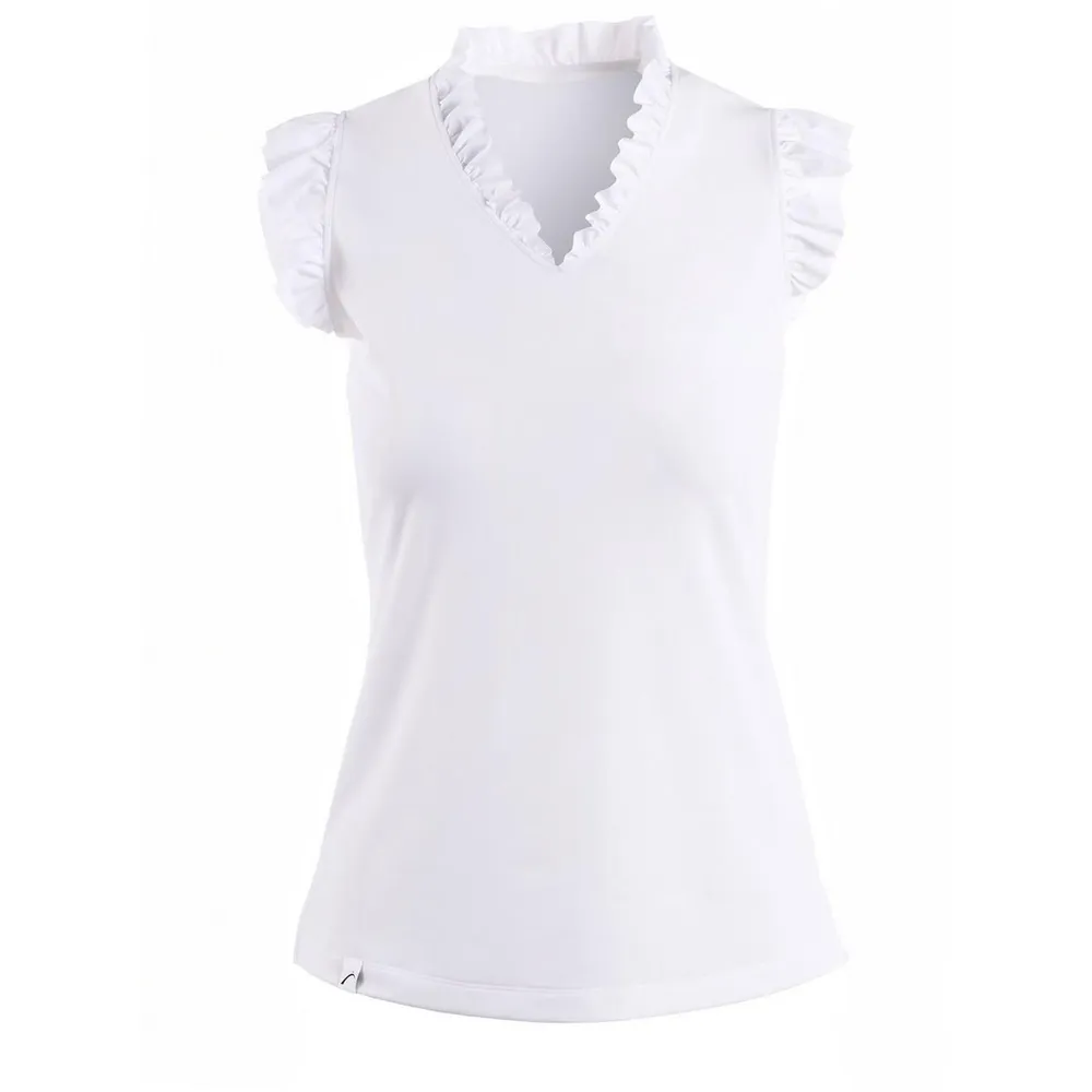 Women's Sarena Frill Cap Sleeve Top