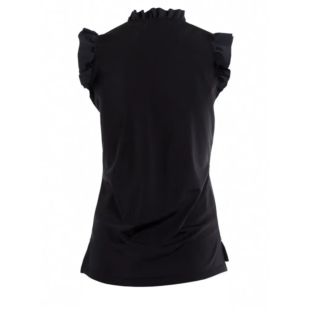 Womens Sarena Frill Cap Sleeve Top