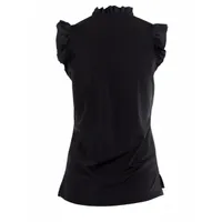 Womens Sarena Frill Cap Sleeve Top