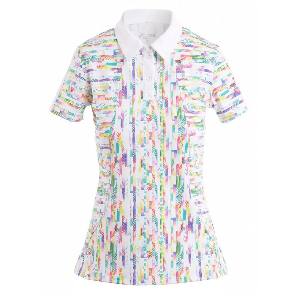 Women's Meredith Print Short Sleeve Polo