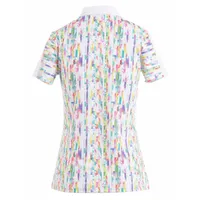 Women's Meredith Print Short Sleeve Polo