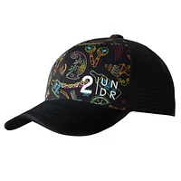 Men's Mesh Print Snapback Cap