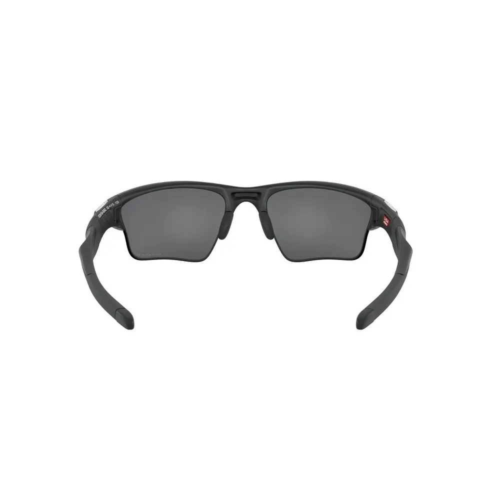 Half Jacket 2.0 XL Matte Black w/ Prizm Black Iridium Polarized Sunglasses