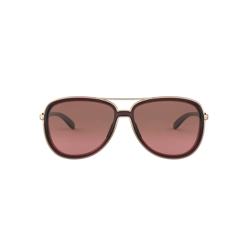 Split Time Crystal Raspberry/Rose Gold w/G40 Black Gradient Sunglasses