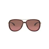 Split Time Crystal Raspberry/Rose Gold w/G40 Black Gradient Sunglasses