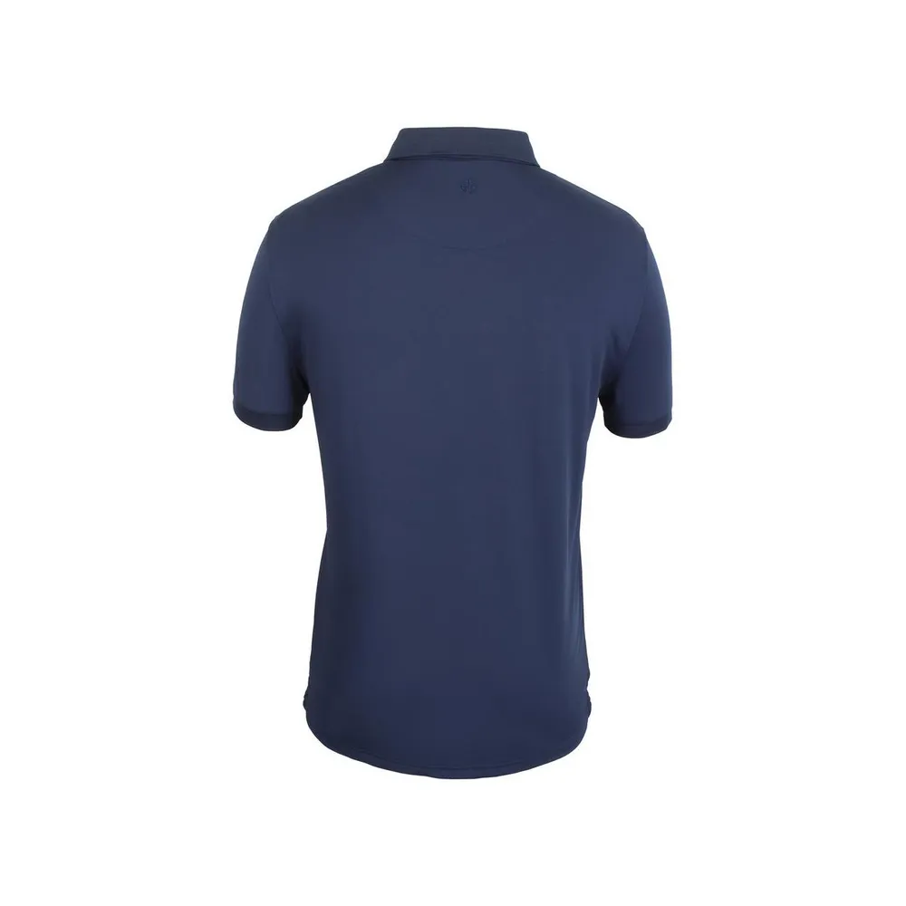 Men's Solid Short Sleeve Polo