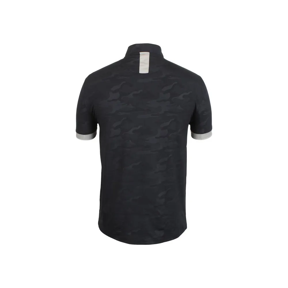 Men's Camo Print Short Sleeve Polo