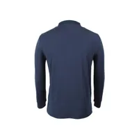 Men's Solid Long Sleeve Polo