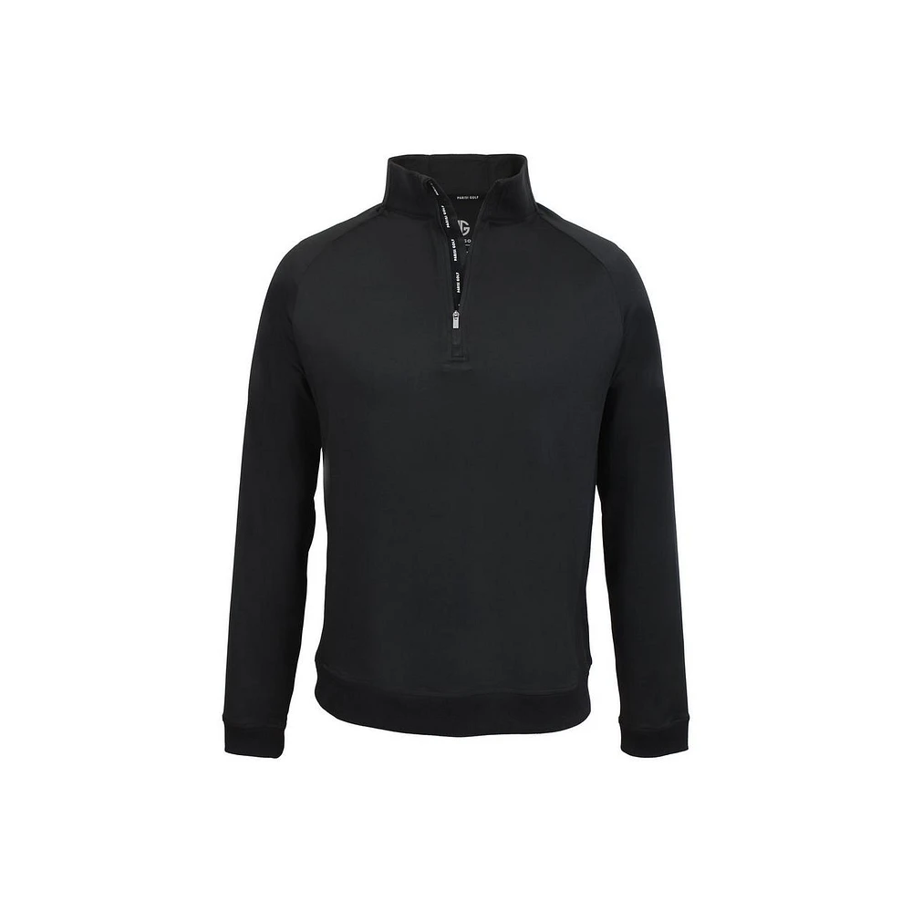 Men's Raglan Mock Neck 1/2 Zip Long Sleeve Shirt