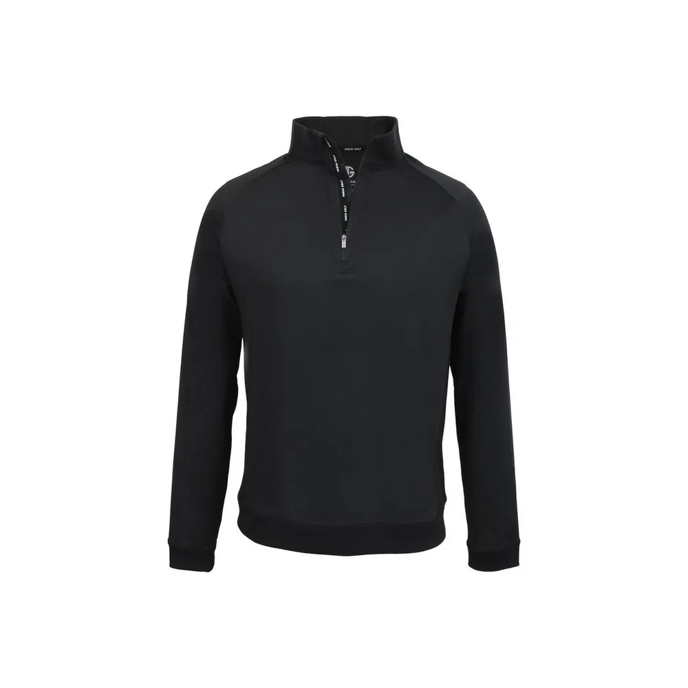 Men's Solid 1/4 Zip Pullover