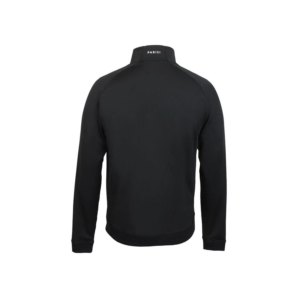 Men's Raglan Mock Neck 1/2 Zip Long Sleeve Shirt