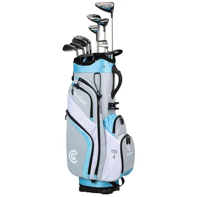 Women's Launcher XL 11PC Package Set with Grey/Blue Bag