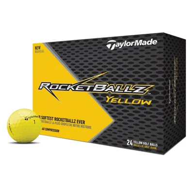 Rocketballz 24pk Golf Balls - Yellow