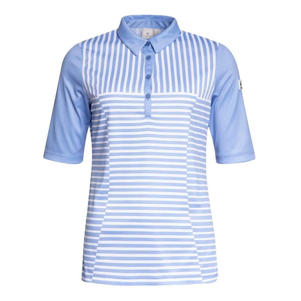 Women's Ida Stripe Short Sleeve Polo