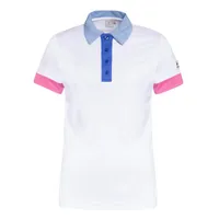 Women's Block Short Sleeve Polo