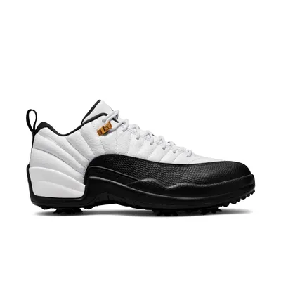 Air Jordan XII Low Spiked Golf Shoe - White