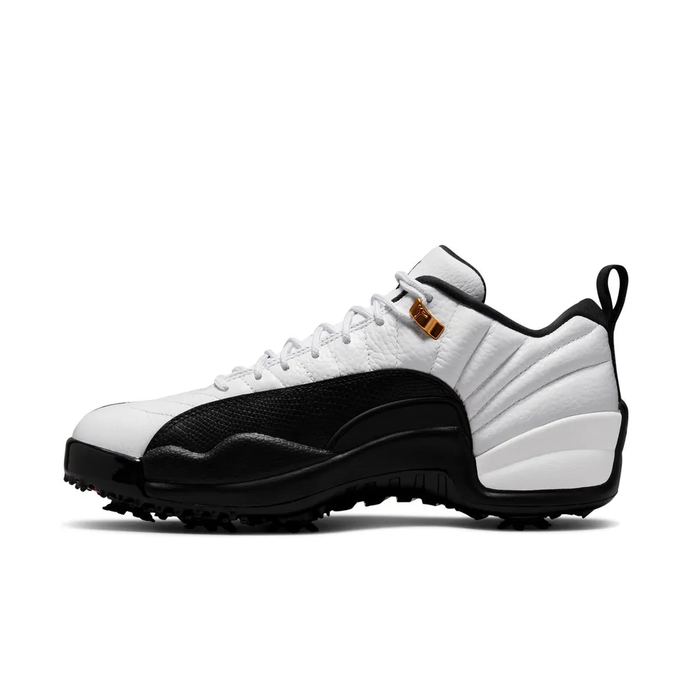Air Jordan XII Low Spiked Golf Shoe - White