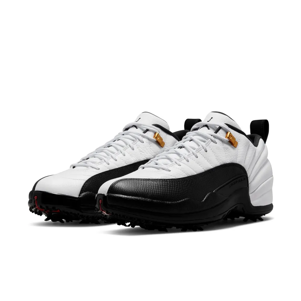 Air Jordan XII Low Spiked Golf Shoe - White