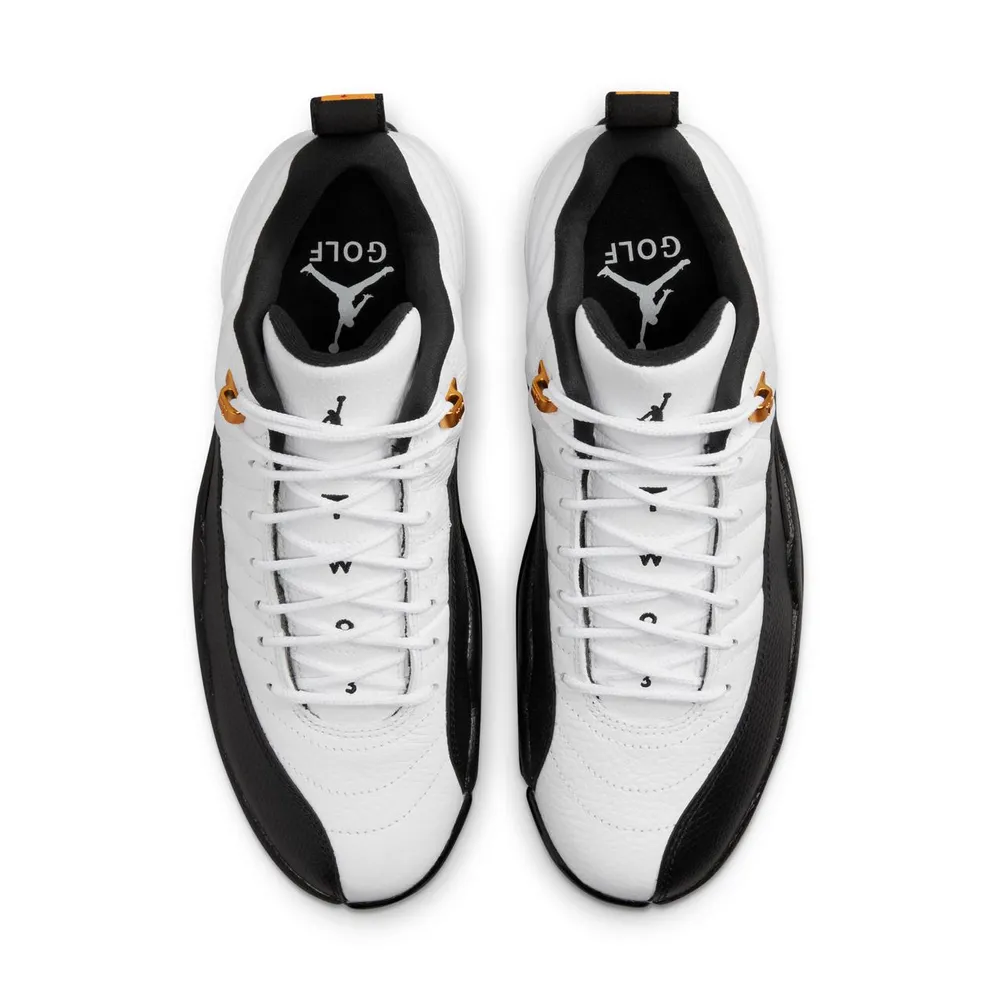 Air Jordan XII Low Spiked Golf Shoe - White
