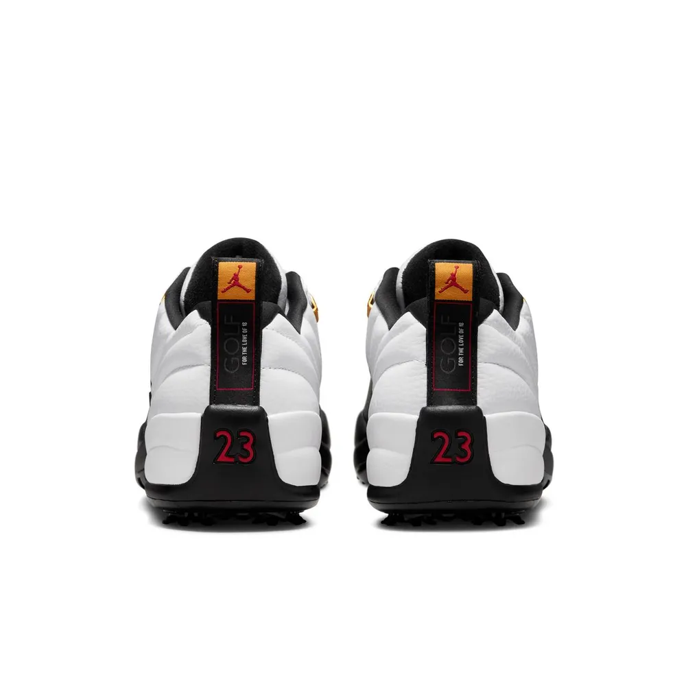 Air Jordan XII Low Spiked Golf Shoe - White
