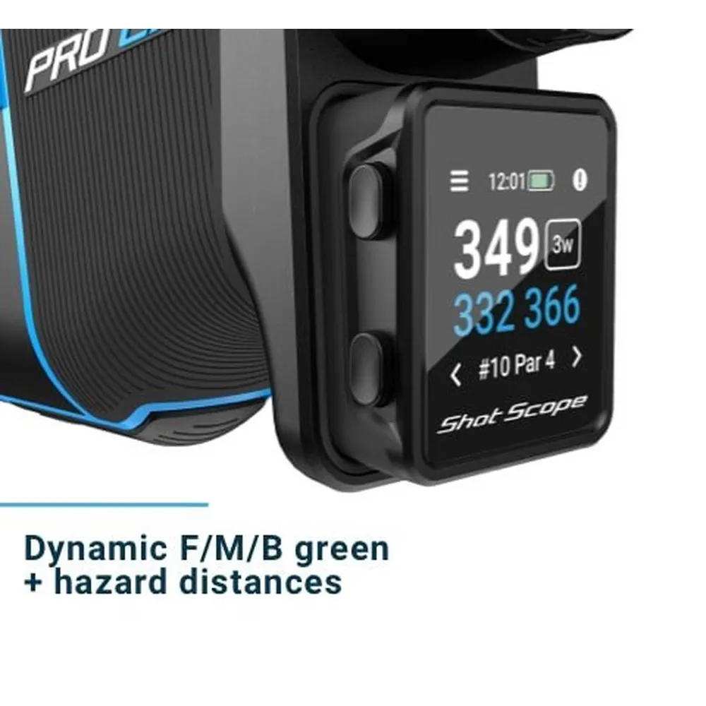 Pro LX+ Laser Rangefinder GPS and Peformance Tracking - Blue