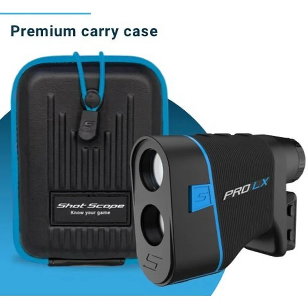 Pro LX+ Laser Rangefinder GPS and Peformance Tracking - Blue