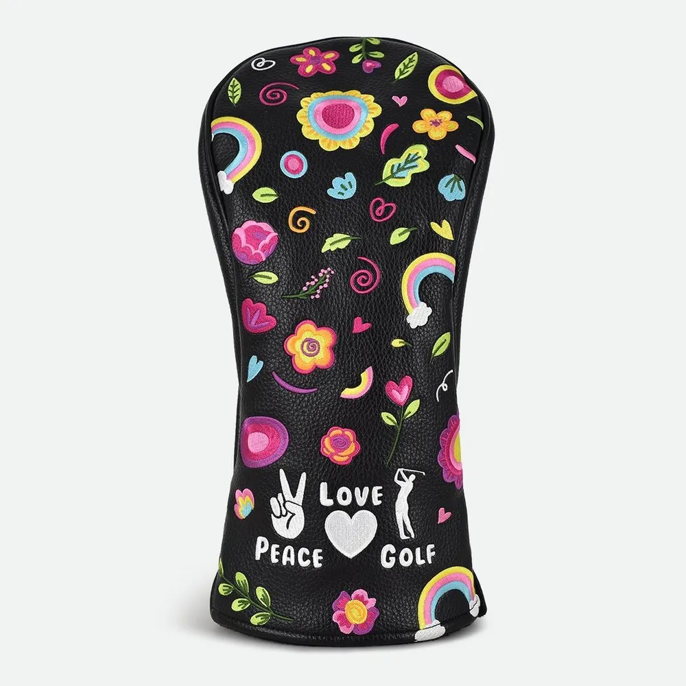 Love Peace & Golf Driver Headcover