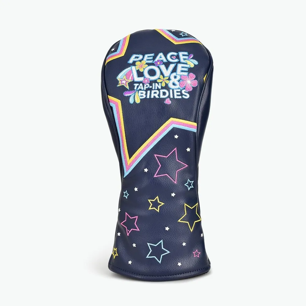 Peace Love & Birdies Driver Headcover