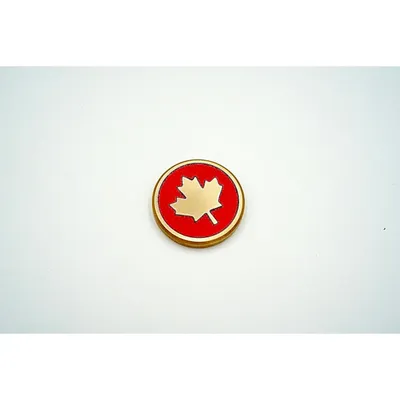 Brass Maple Leaf Ball Marker - Limited Edition