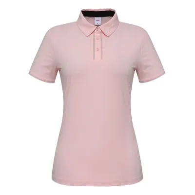 Women's Solid Short Sleeve Polo