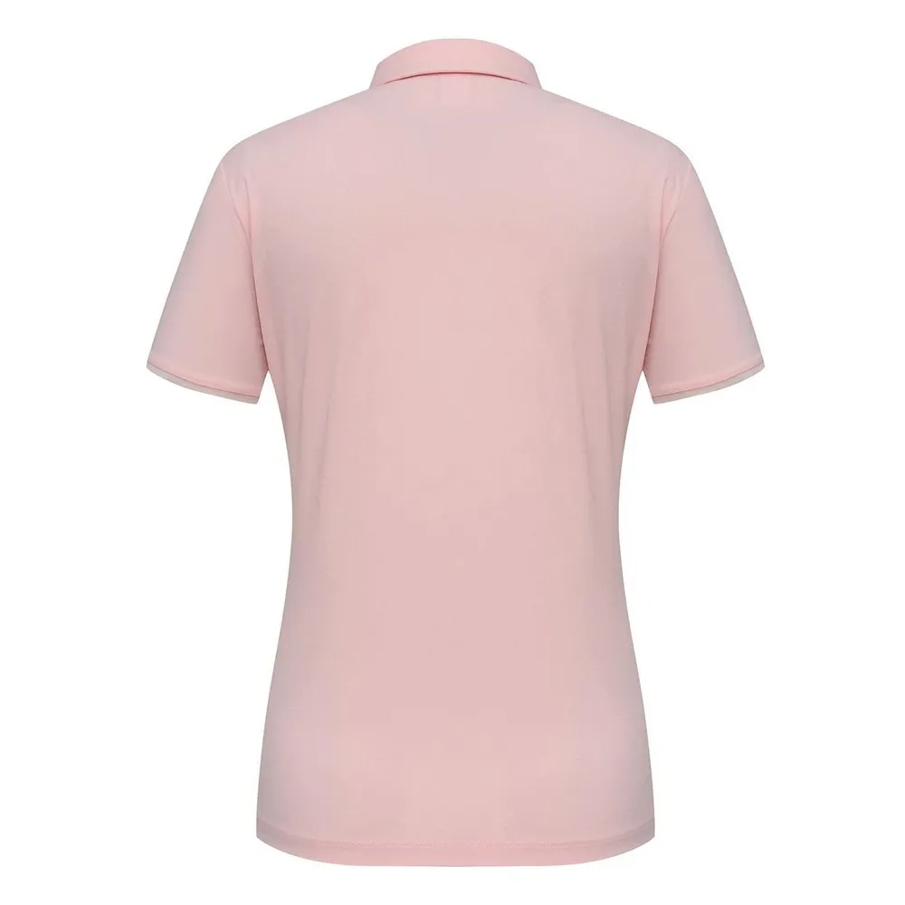 Women's Solid Short Sleeve Polo