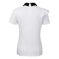 Women's Frill Short Sleeve Polo