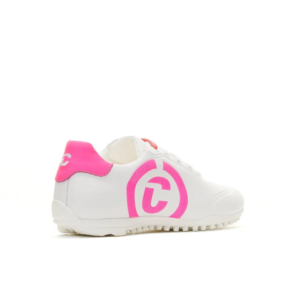 Women's Queenscup Spikeless Golf Shoe - White/Pink