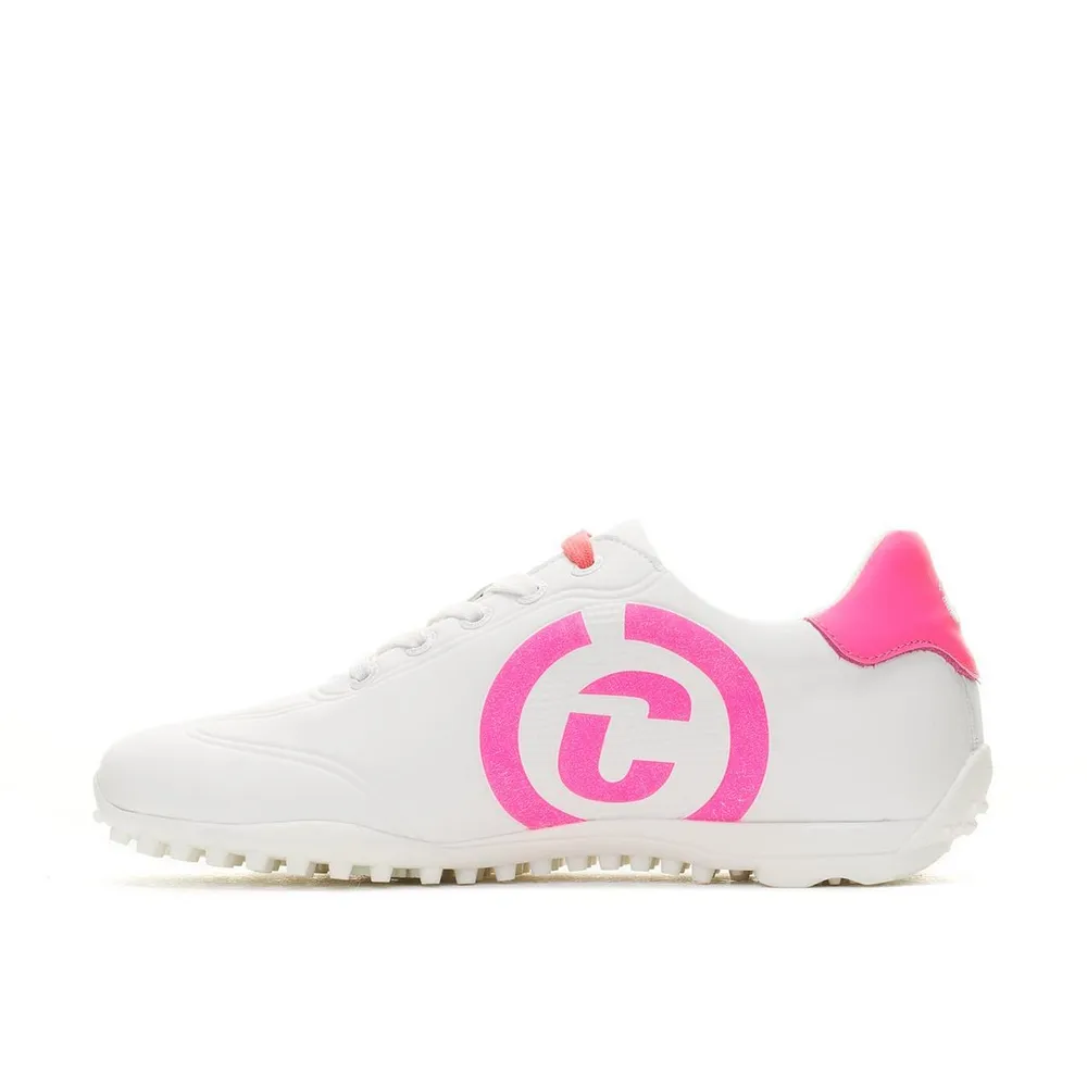 Women's Queenscup Spikeless Golf Shoe - White/Pink