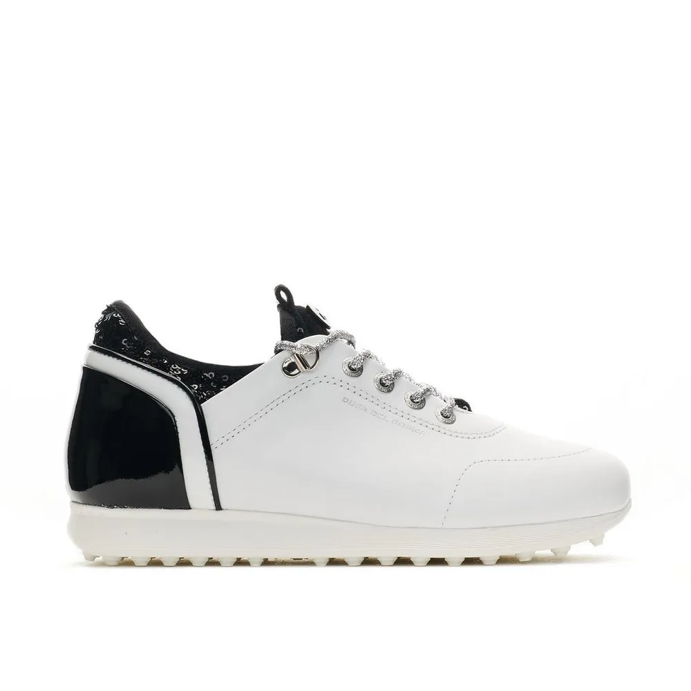 Women's Pose Spikeless Golf Shoe - White/Black