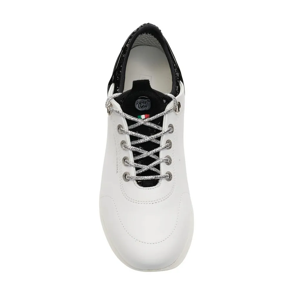 Women's Pose Spikeless Golf Shoe - White/Black