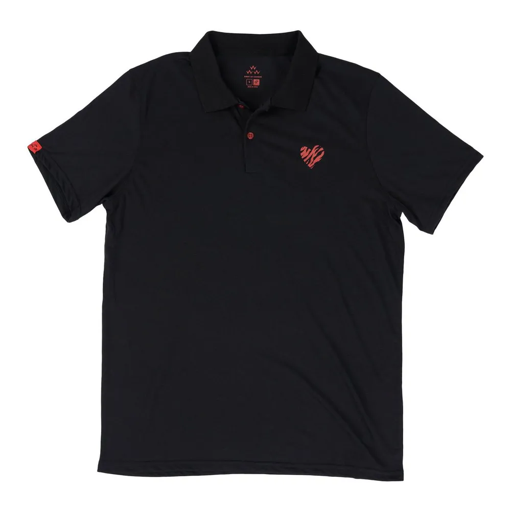 Men's Tiger Heart Short Sleeve Polo