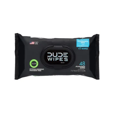 Dude Wipes Dispenser Pack - 48 Count
