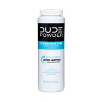 Dude Powder Fragrance Free - 4 Oz.