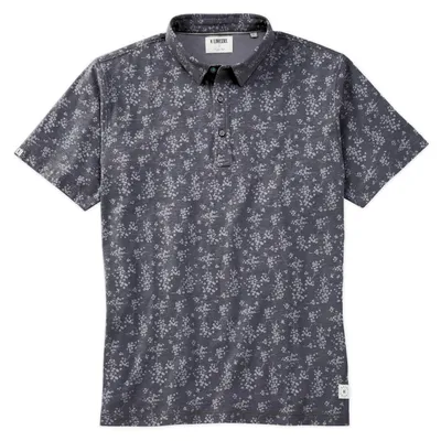 Men's Anza Floral Print Short Sleeve Polo