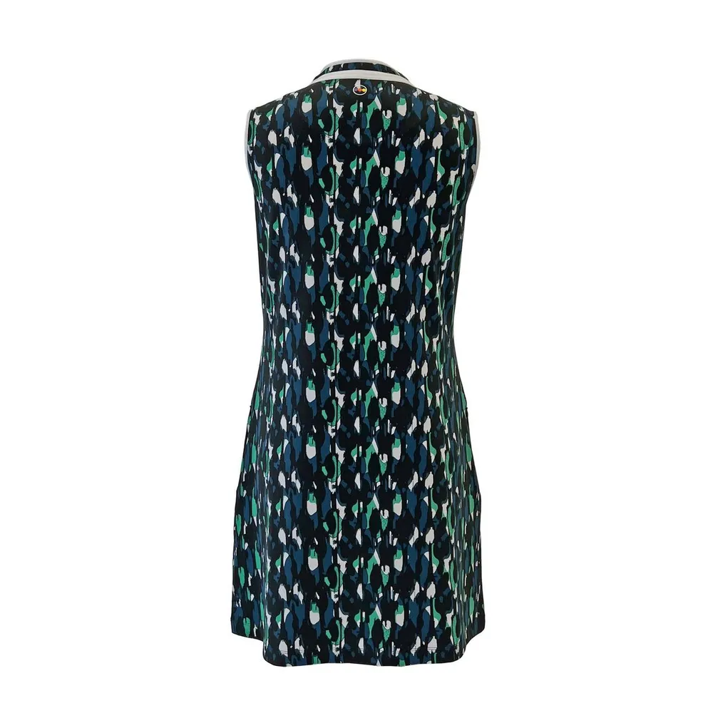 Women's Sleeveless Printed Dress