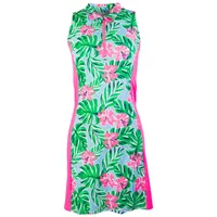 Women's Hibiscus Print Sleeveless Dress