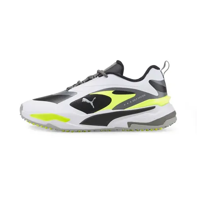 Men's GS-Fast Spikeless Golf Shoe - White/Black/Yellow