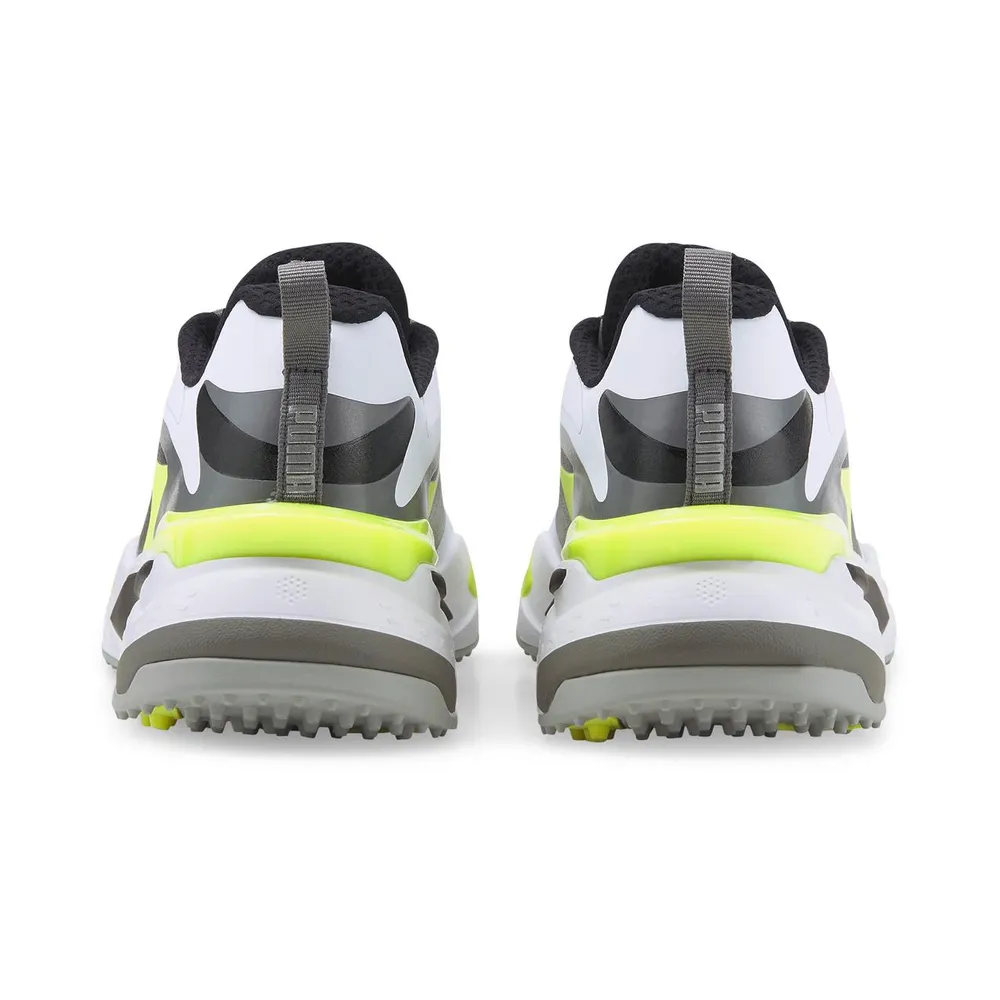 Men's GS-Fast Spikeless Golf Shoe - White/Black/Yellow