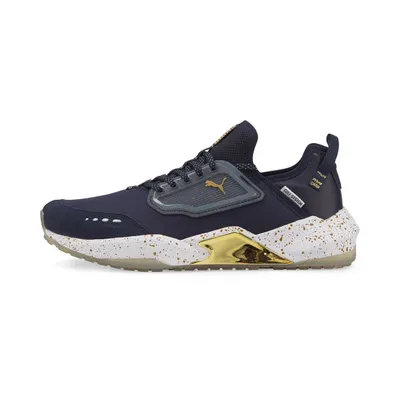 Men's Palm Tree Crew GS-One Sport Spikeless Golf Shoe - Navy/Gold