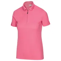 Women's Zip Short Sleeve Polo