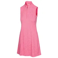 Women's Flare Zip Sleeveless Dress