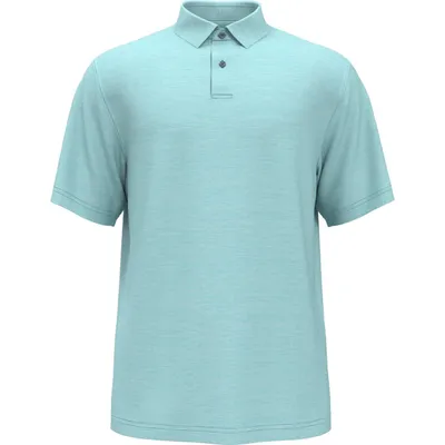 Men's Space Dye Texture Short Sleeve Polo